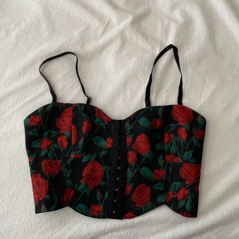 For Love & Lemons Rose Corset - Small